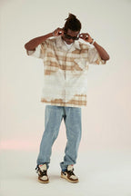 Empty Reference Faded Plaid Cuban Shirt