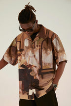 Empty Reference Ballet Oil Painting Cuban Shirt