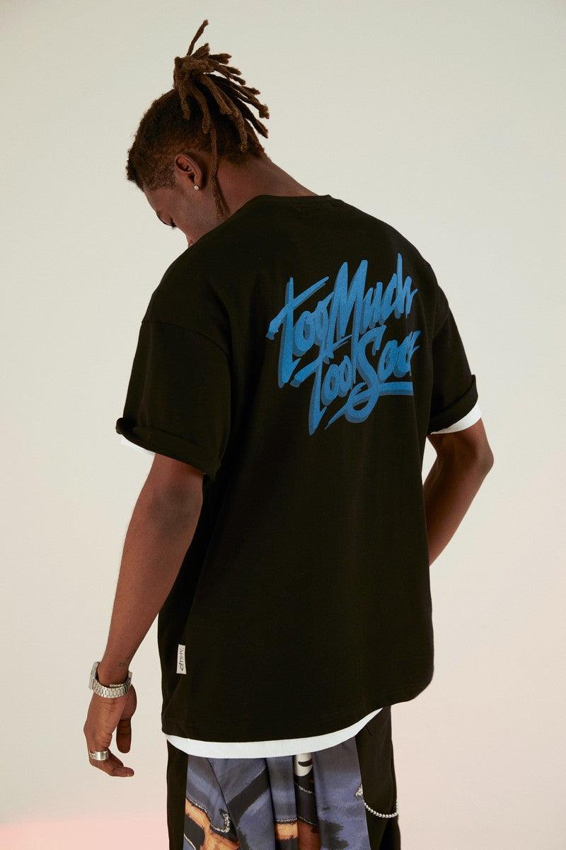 Empty Reference Fallen Angel Print Logo Tee