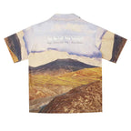Empty Reference Desert Landscape Cuban Shirt