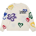 H/C Spray Paint Knit Sweater - UK Only