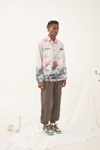 Empty Reference Volcano Printed Coach Jacket