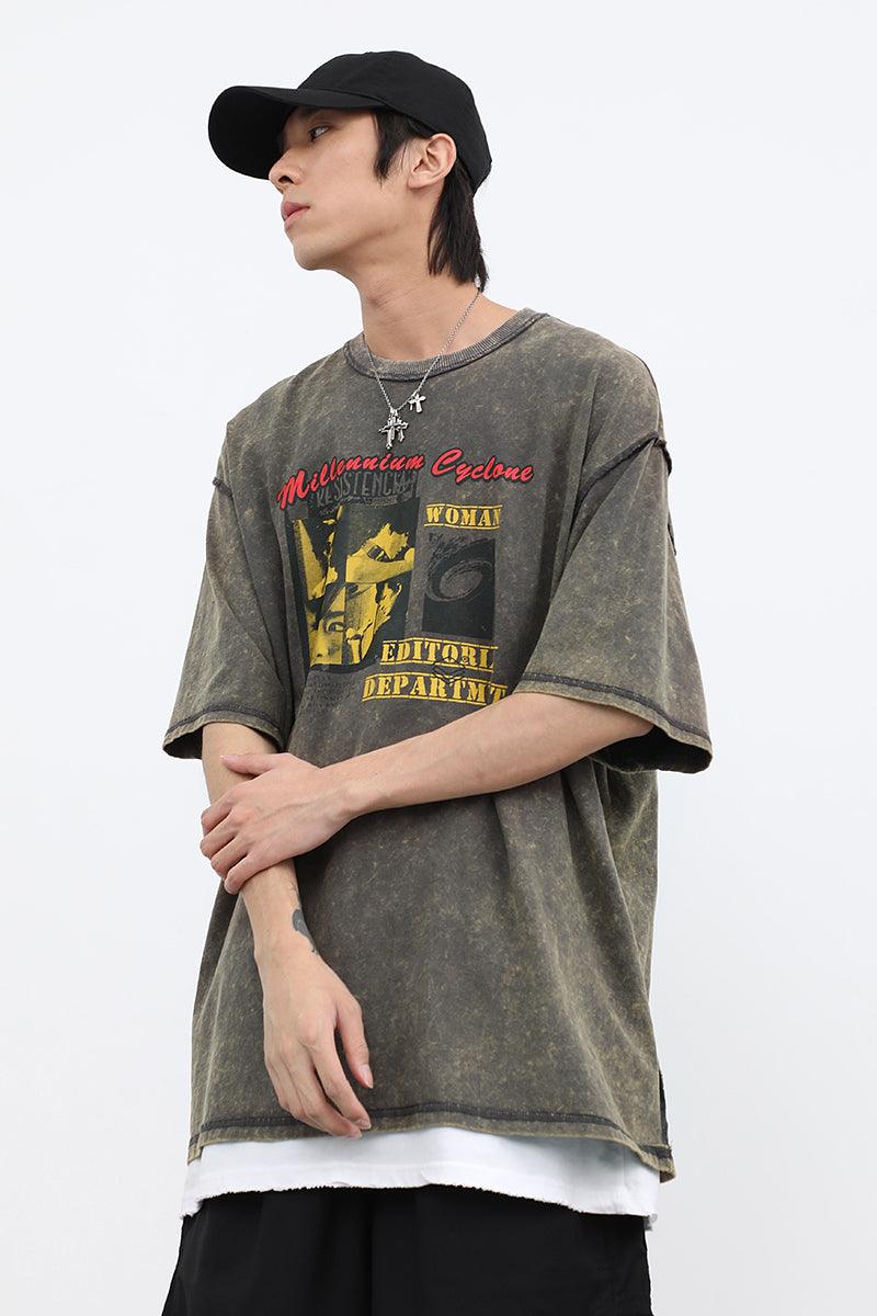 CZ ED Washed Retro Tee