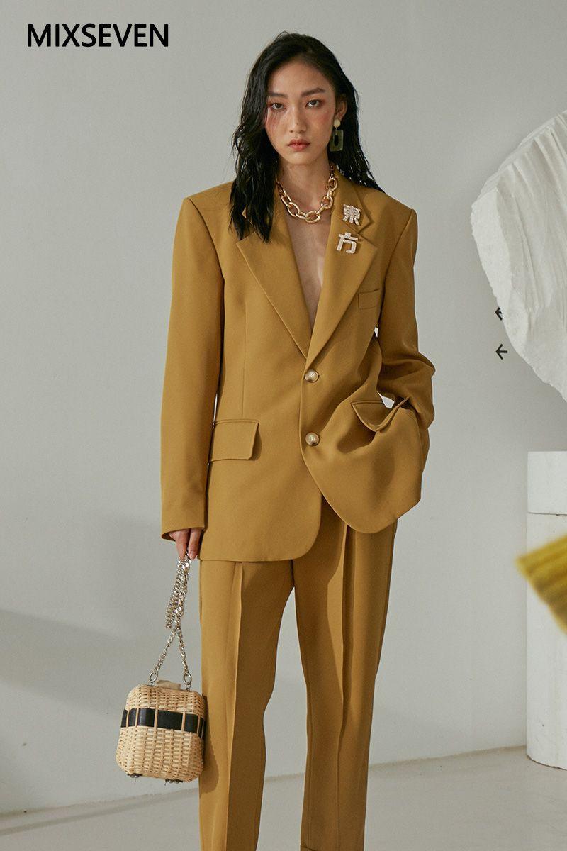 Mix7 Golden Suit Jacket - UK Only