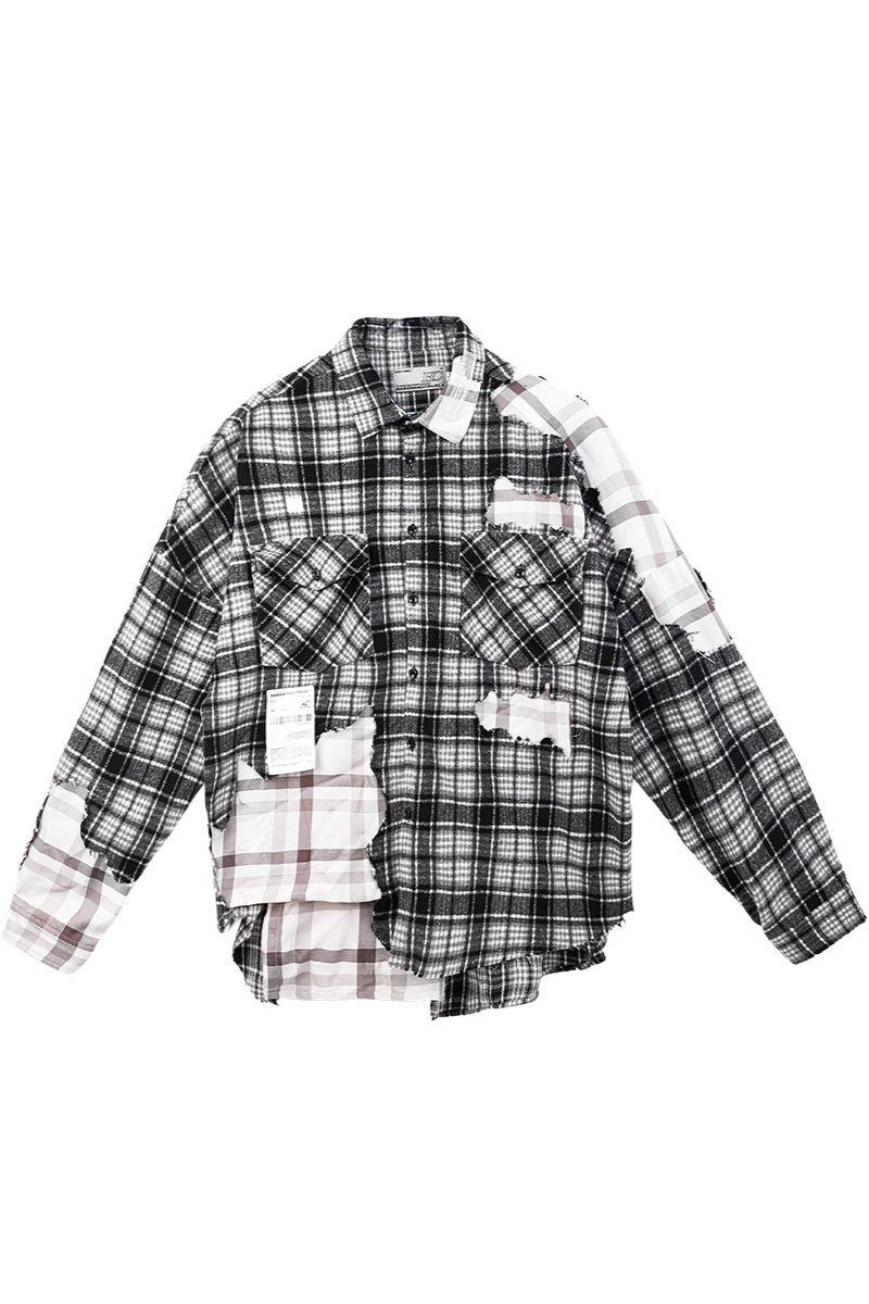 H/C Deconstructed Plaid Flannel Shirt - UK Only