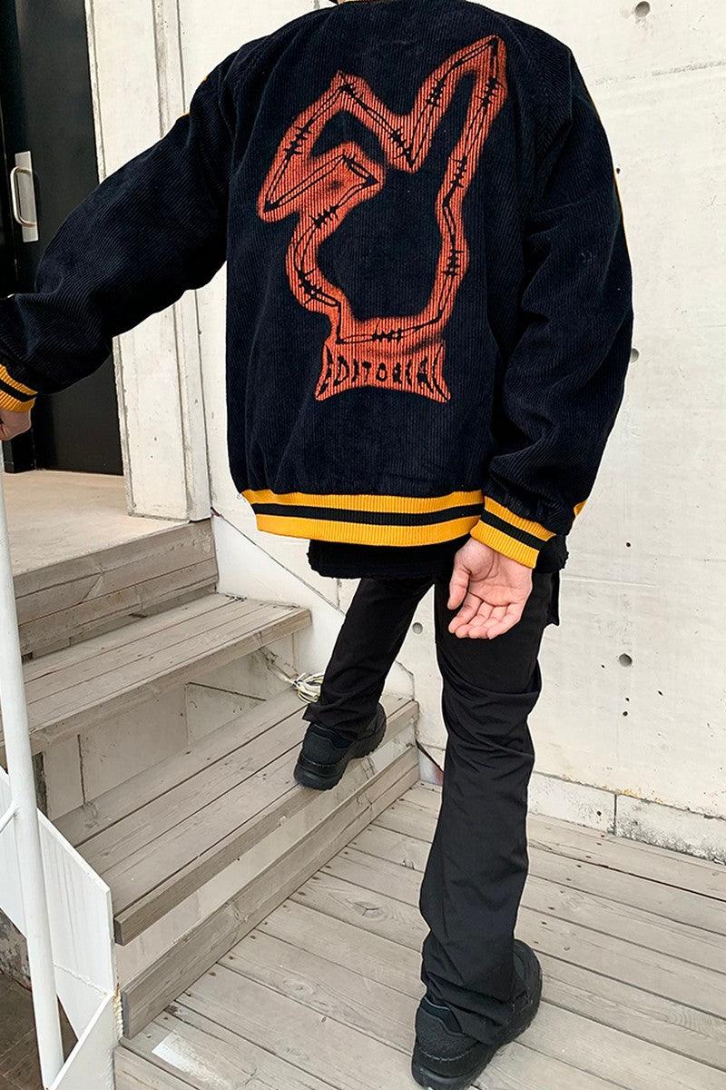 CZ ED Embroidered Corduroy Jacket