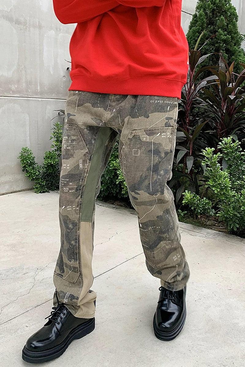 CZ Camo Double Knee Flared Trousers
