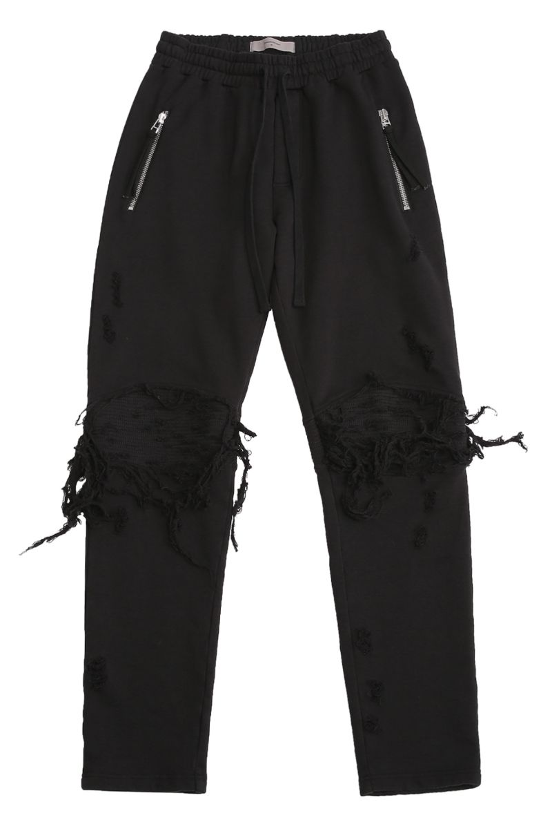 Unknown World Heavy Distressed Sweatpants