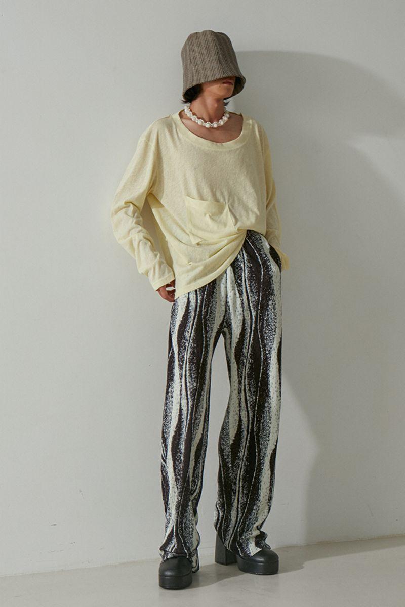 Mix7 Abstract Loose Trousers