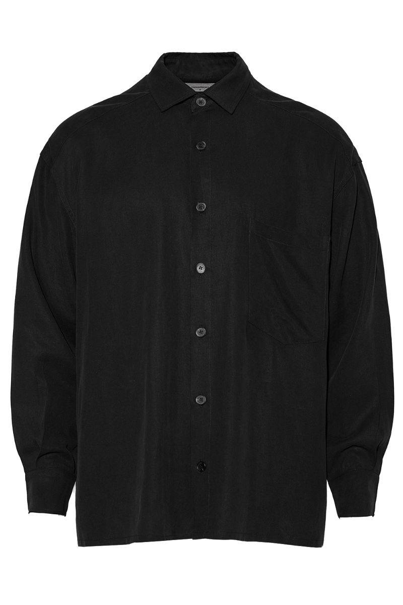Unknown World Loose Silk Hemp L/S Shirt