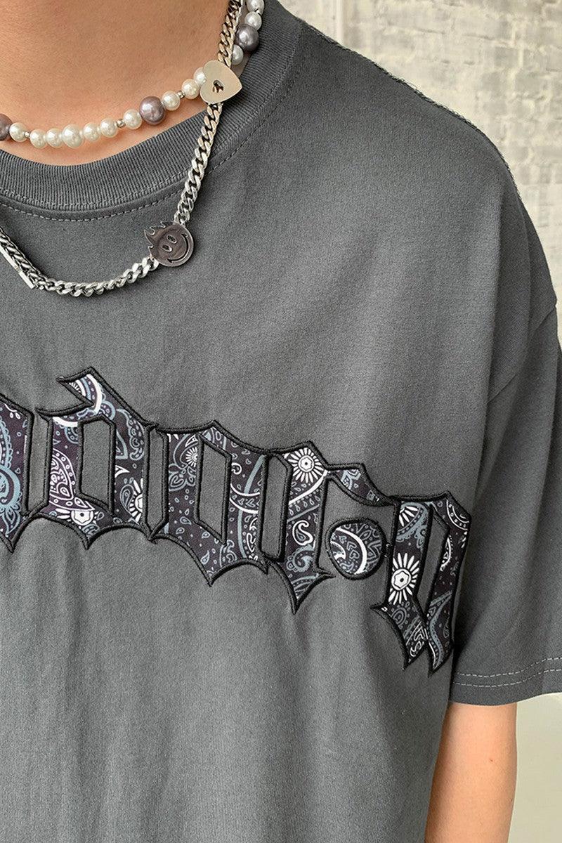 CZ Cashew Embroidered Pandora Tee