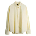 Mix7 Cream Retro Loose Shirt