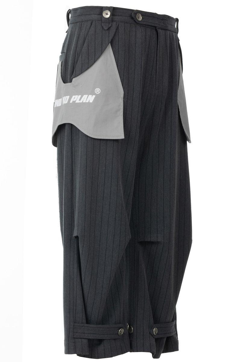 BLIND Adjustable Deformed Logo Trousers - UK