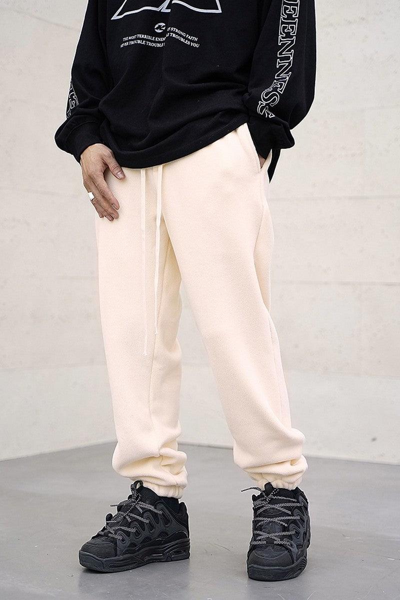 CZ Basic Drawstrings Loose Sweatpants