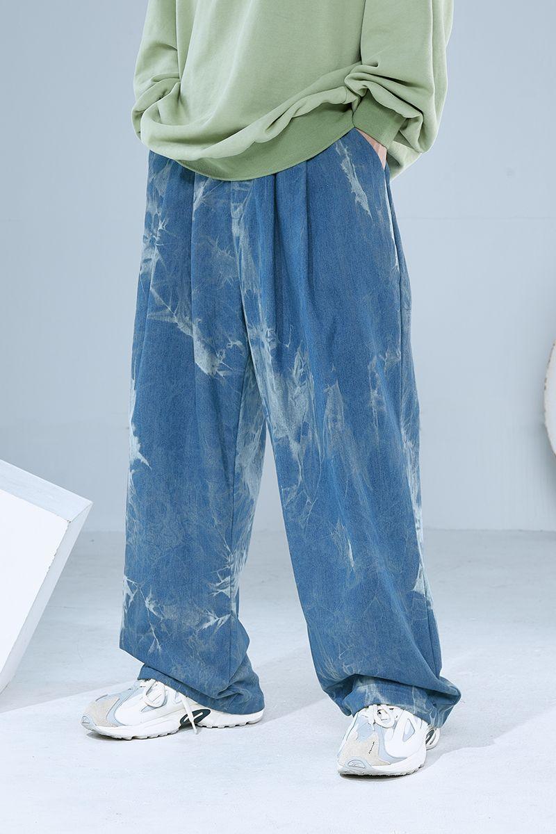 CZ Ocean Tie Dyed Loose Jeans