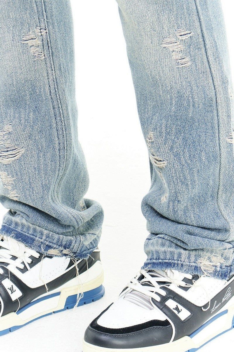 Distressed Straight Jeans - EU Only