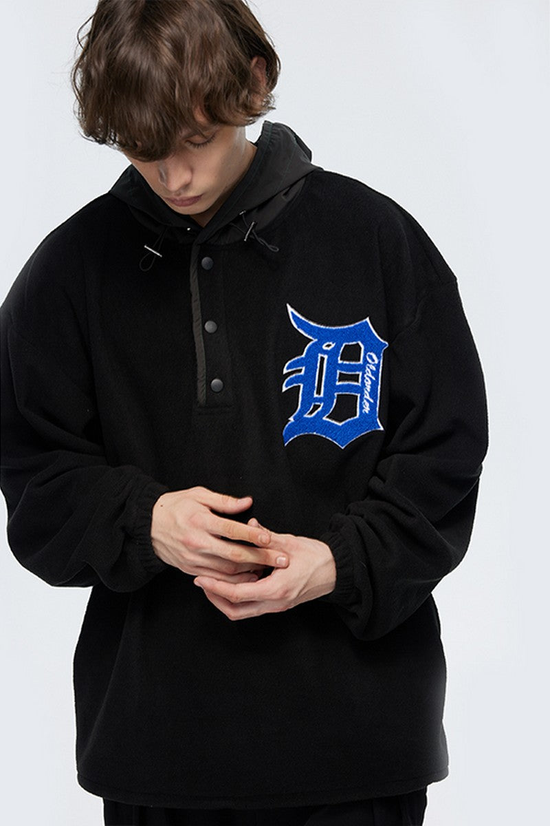 Old Order Gothic Logo Embroidered Hoodie
