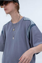 Center of Rotation Futuristic Shape Stitched Tee