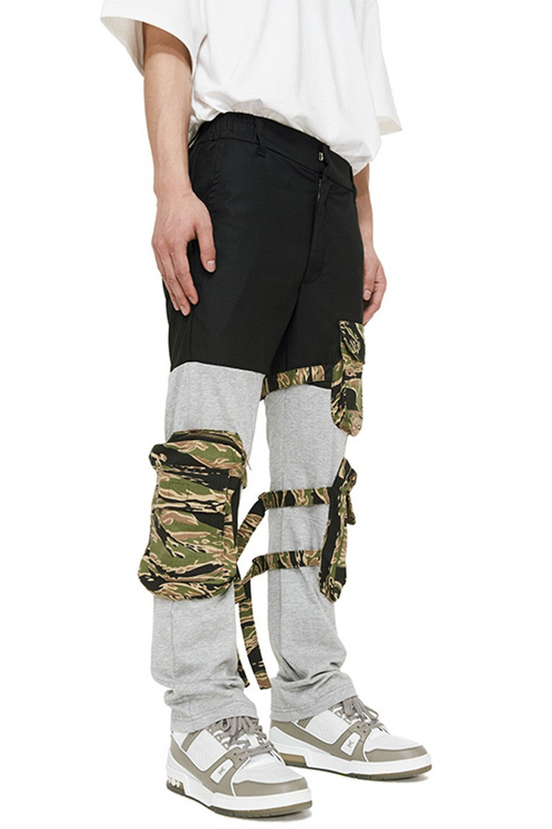 Old Order Camo Multi-Pocket Stitched Sweatpants