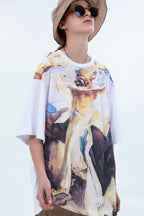 Center of Rotation Oil Painting Print Tee