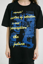 Center of Rotation Graffiti Print Tee