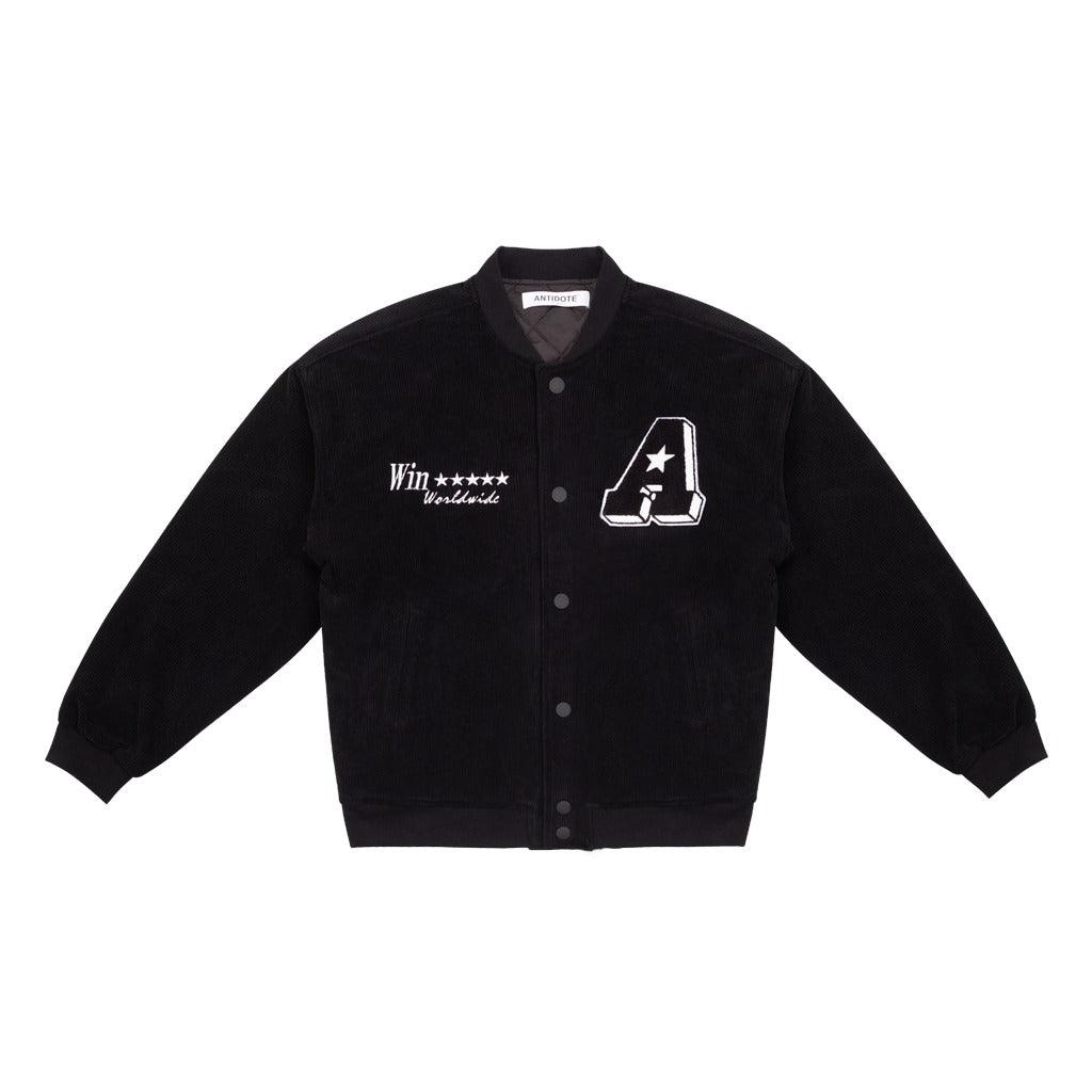 Antidote Embroidered Corduroy Varsity Jacket