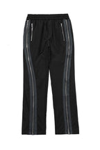 CZ Functional Zipper Flared Trousers