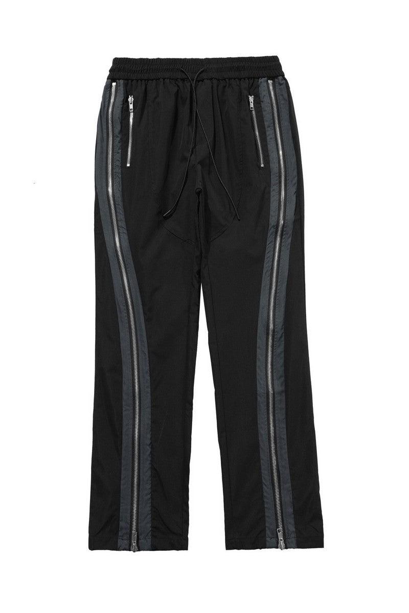 CZ Functional Zipper Flared Trousers