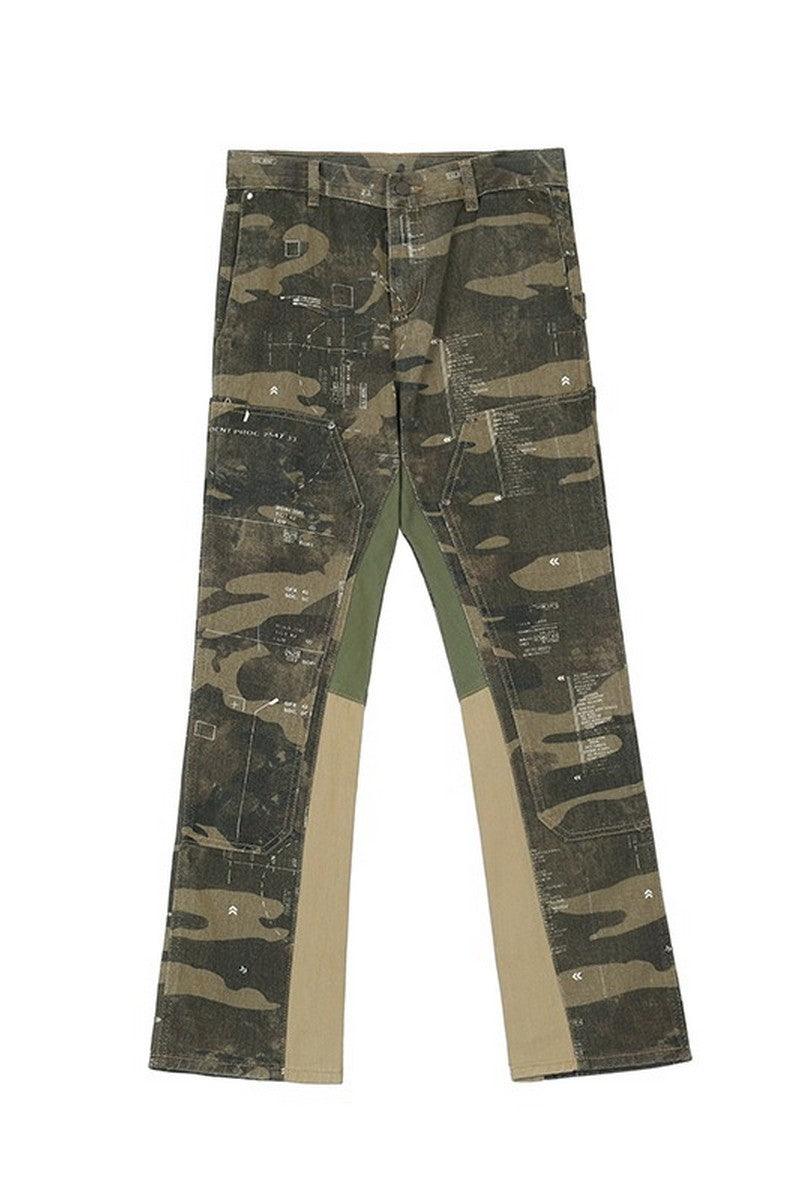 CZ Camo Double Knee Flared Trousers