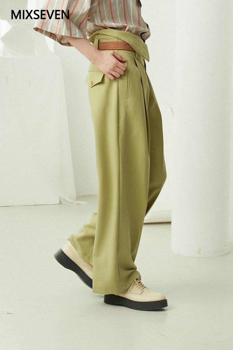 Mix7 Green Loose Trousers