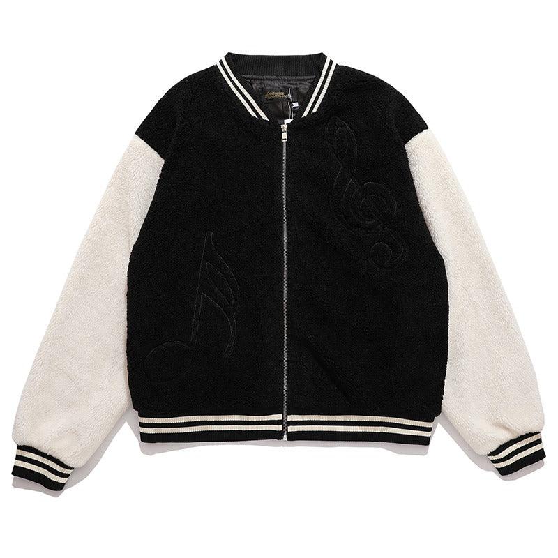CZ Note Sherpa Varsity Jacket