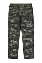 CZ Destroyed Camo Retro Trousers