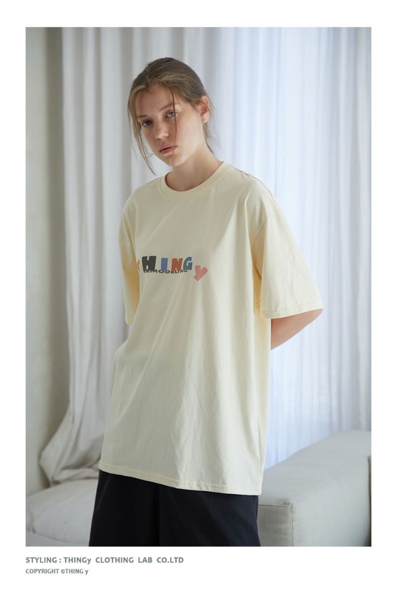 THINGY Multi Color Logo Tee