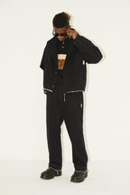 Empty Reference Washed Ripped Suit Trousers