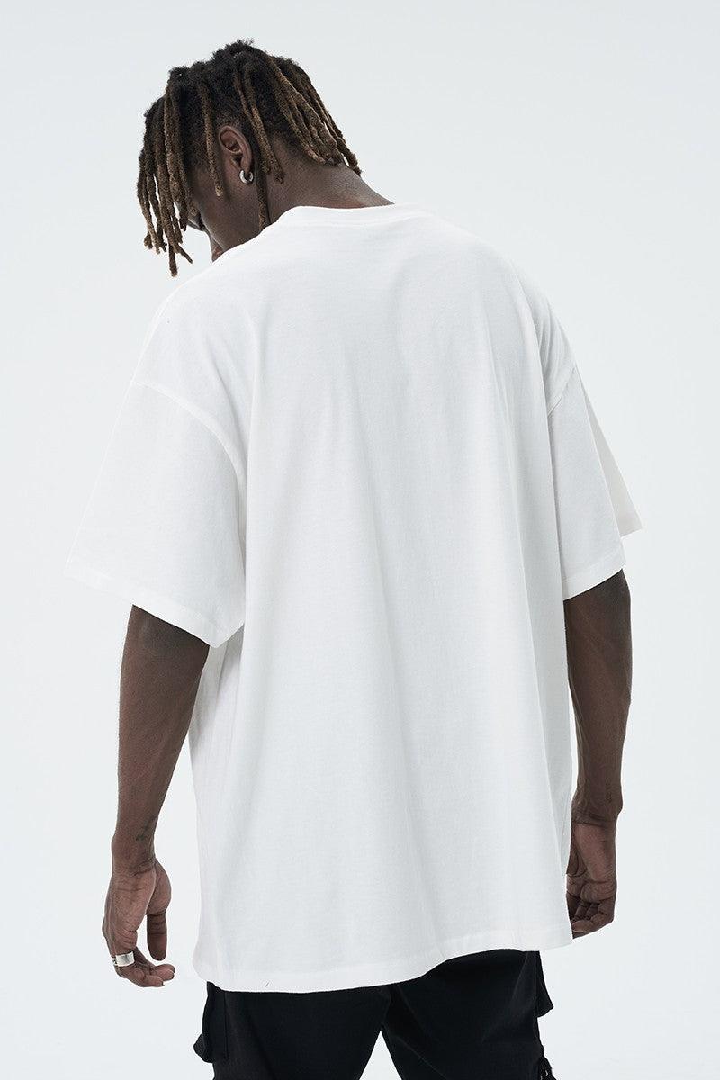 Center of Rotation Geometric Print Logo Tee