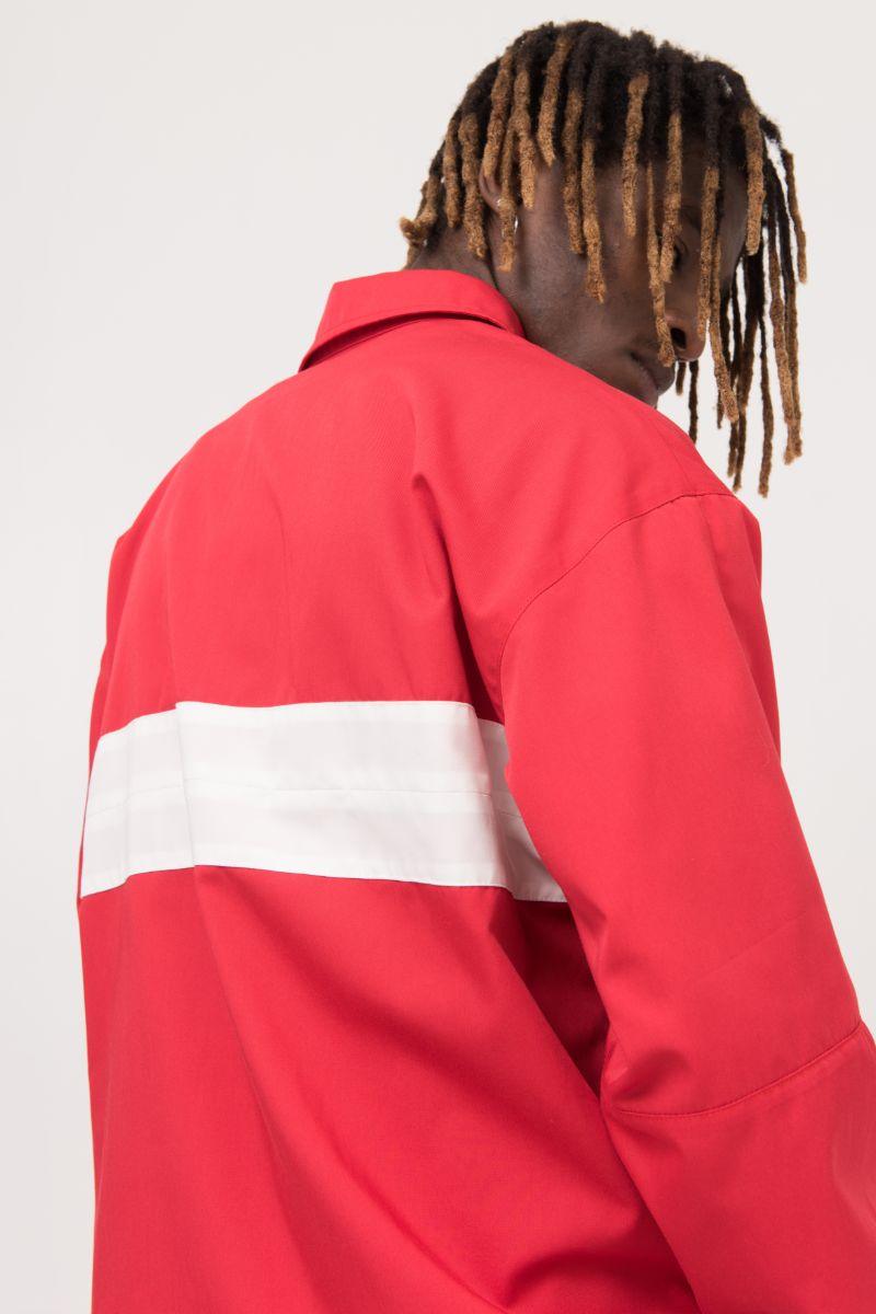 Empty Reference Swiss Half Open Collar L/S Shirt