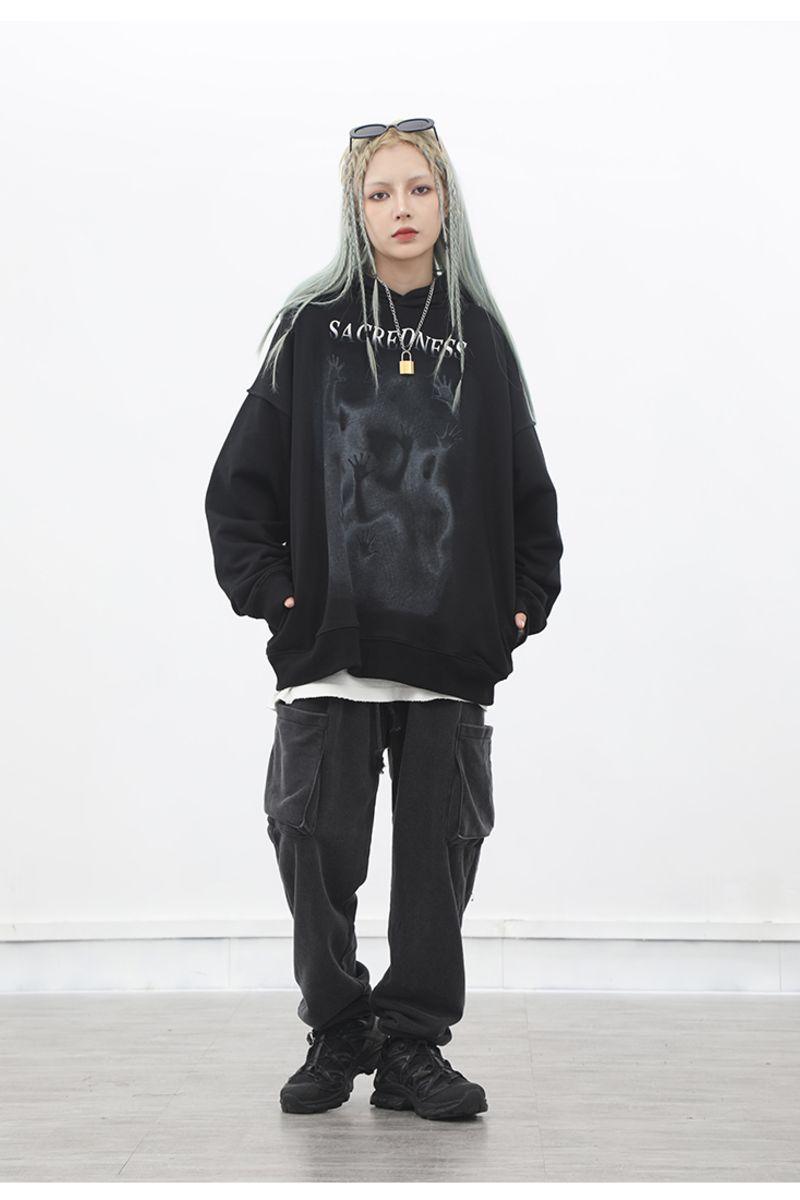 CZ Ghosts Hands Loose Hoodie