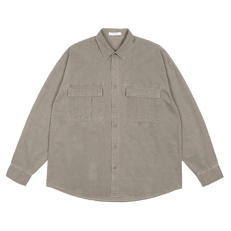 CZ Oversized Twill Basic Shirt