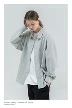 THINGY Light Green Loose L/S Shirt