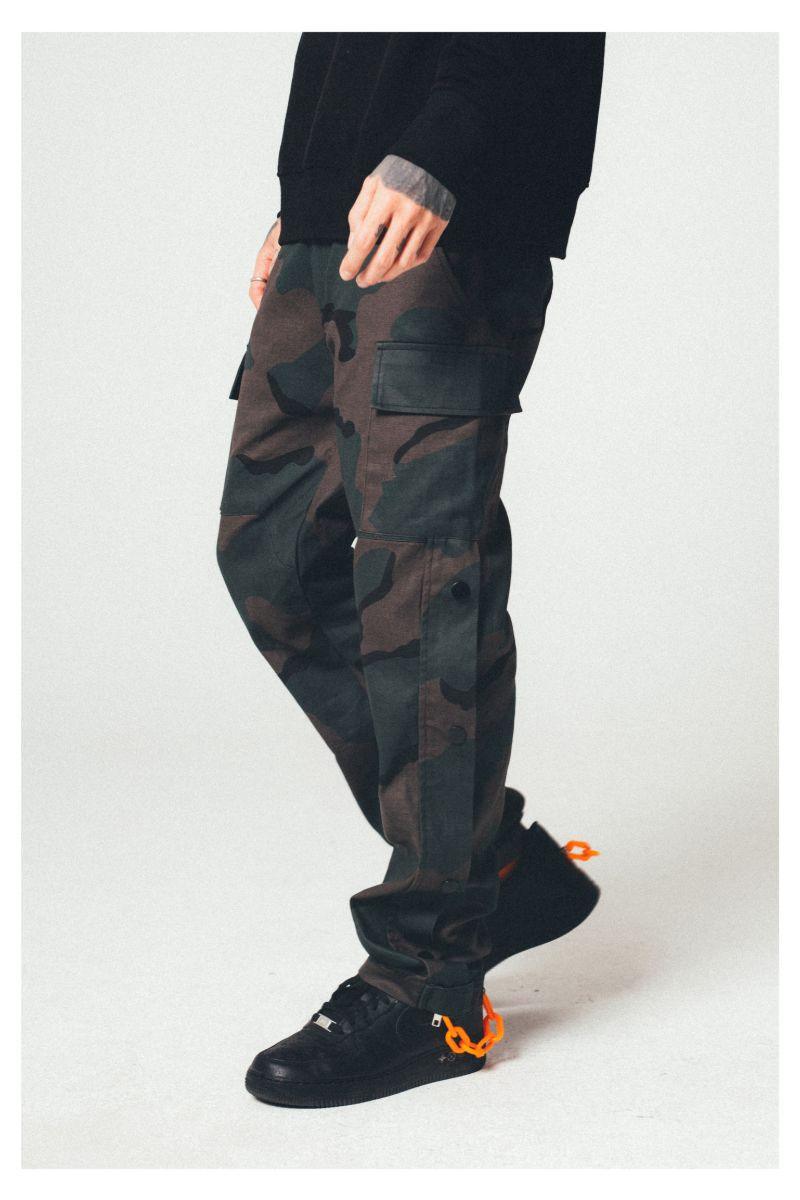 Antidote Camo Buttons Trousers