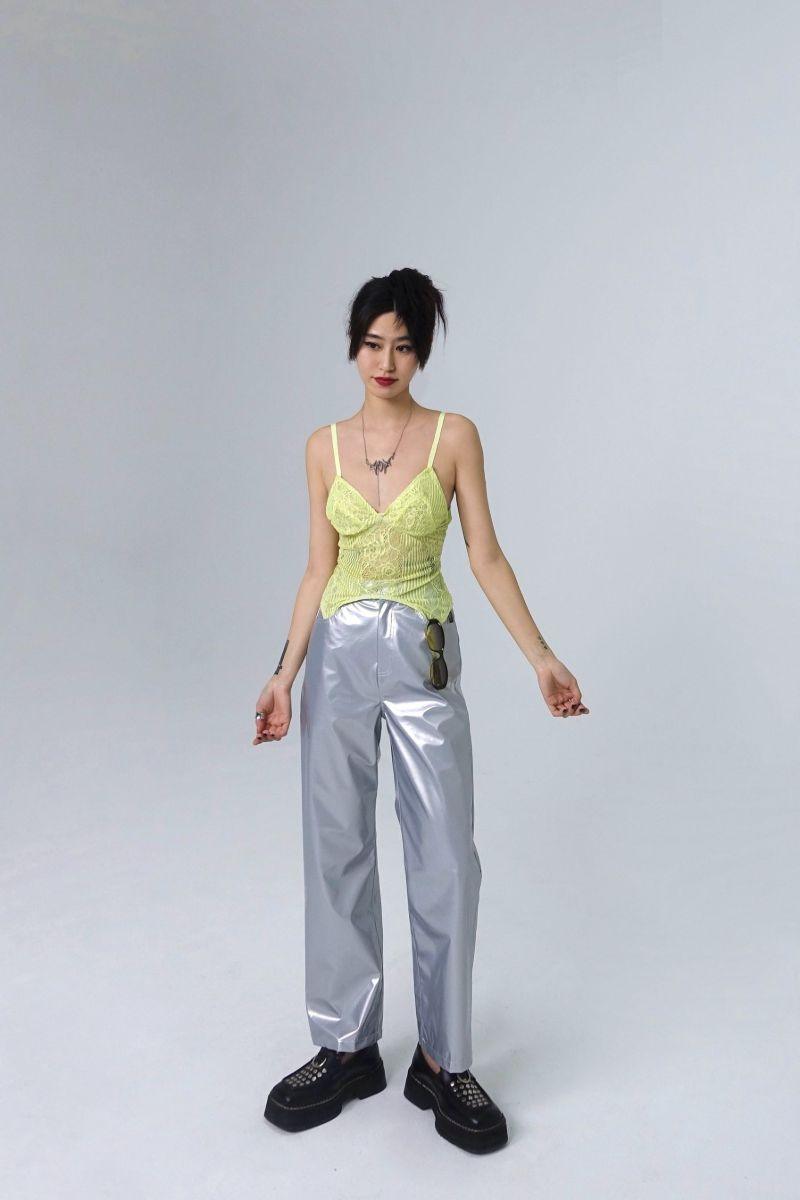 CZ Lemon Lace Vest