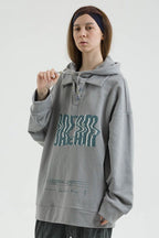 Center of Rotation Stitched Polo Hoodie