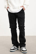 CZ Front Pockets Flared Trousers