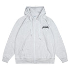 OO Friends Only Logo Foam Zip Up Hoodie