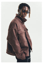 Antidote Suede Basic Zipper Jacket