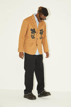 Empty Reference Washed Ripped Suit Trousers