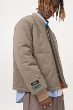 Empty Reference Embroidery Rabbit Logo Down Jacket