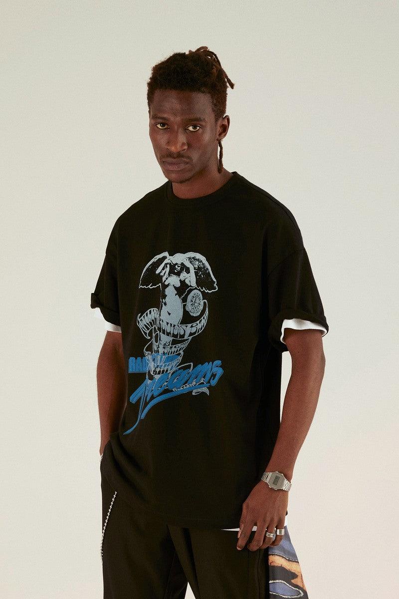 Empty Reference Fallen Angel Print Logo Tee