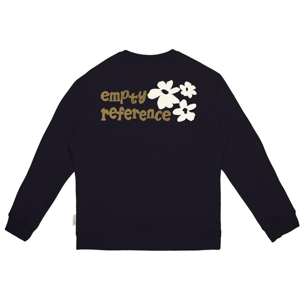 Empty Reference Camel Flower Print Sweater