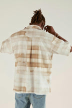 Empty Reference Faded Plaid Cuban Shirt